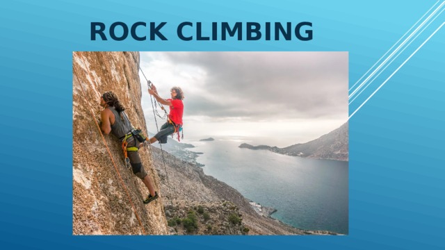 Rock climbing 