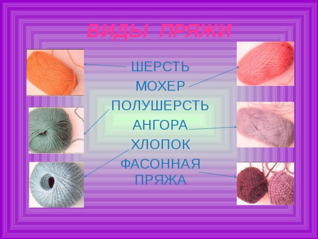 ВИДЫ ПРЯЖИ ШЕРСТЬ МОХЕР ПОЛУШЕРСТЬ АНГОРА ХЛОПОК ФАСОННАЯ ПРЯЖА 