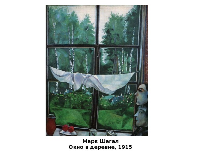 Марк Шагал Окно в деревне, 1915 