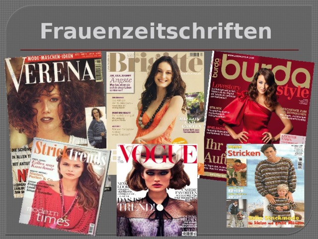 Frauenzeitschriften 