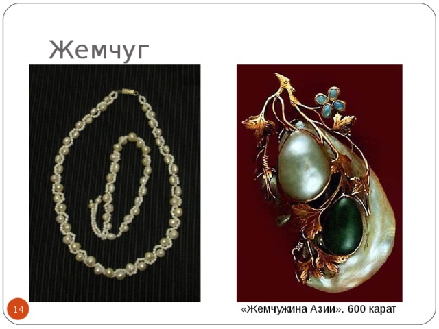 Жемчуг  «Жемчужина Азии». 600 карат 