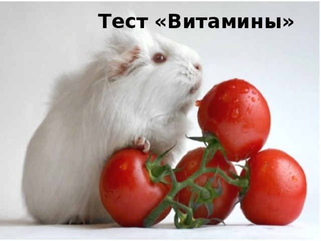 Тест «Витамины» 