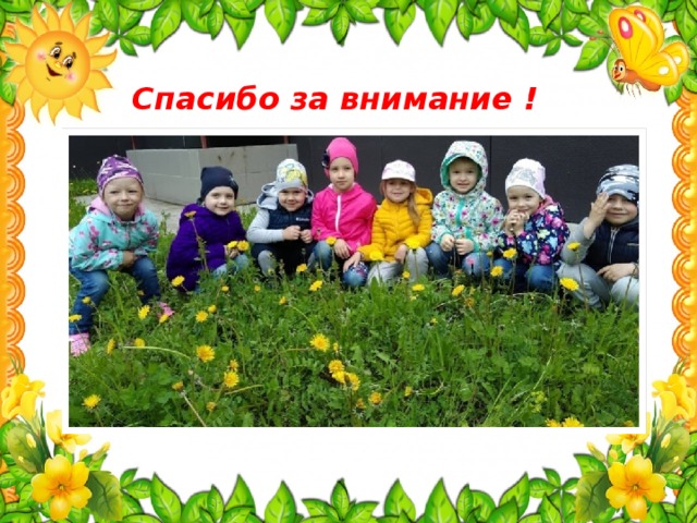Спасибо за внимание ! 