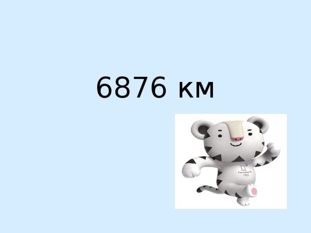 6876 км 
