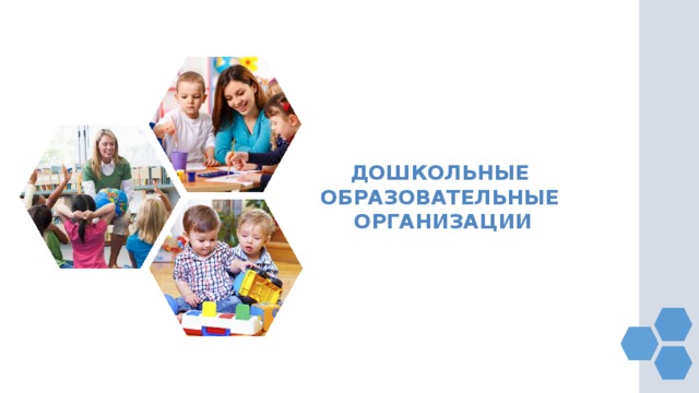 ДОШКОЛЬНЫЕ ОБРАЗОВАТЕЛЬНЫЕ ОРГАНИЗАЦИИ 
