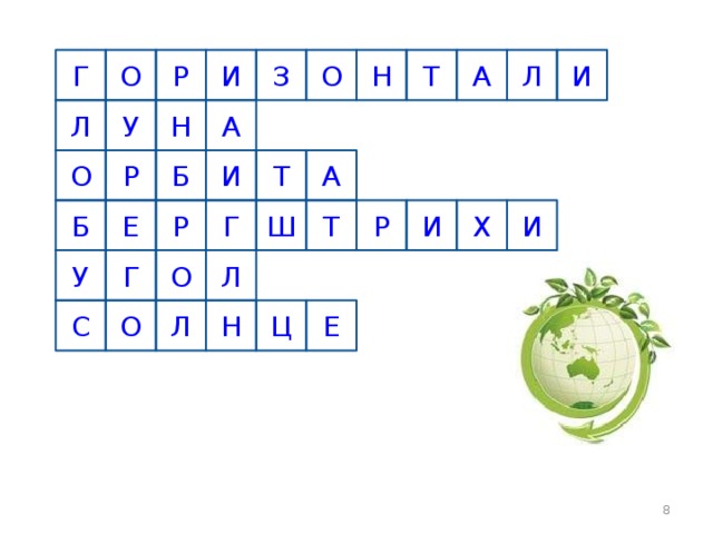 А О Р И З О Н Т Г Л И А Л У Н А И Т Р Б О Ш Б Е Р Г Т Р И Х И У Г О Л Л Н Ц Е О С  