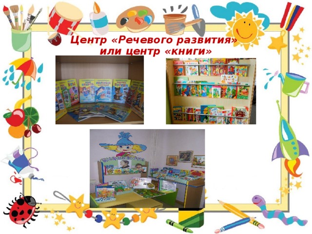 Центр «Речевого развития» или центр «книги» 