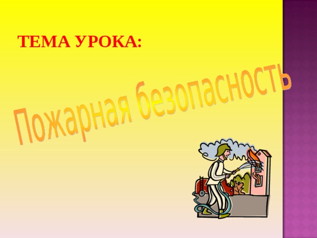 ТЕМА УРОКА: 