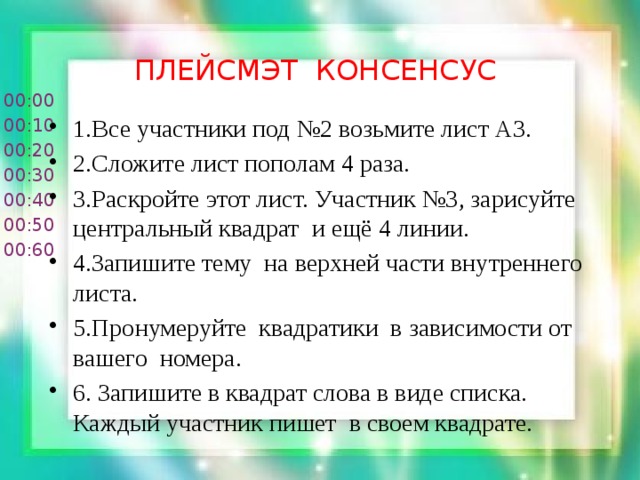 ПЛЕЙСМЭТ КОНСЕНСУС