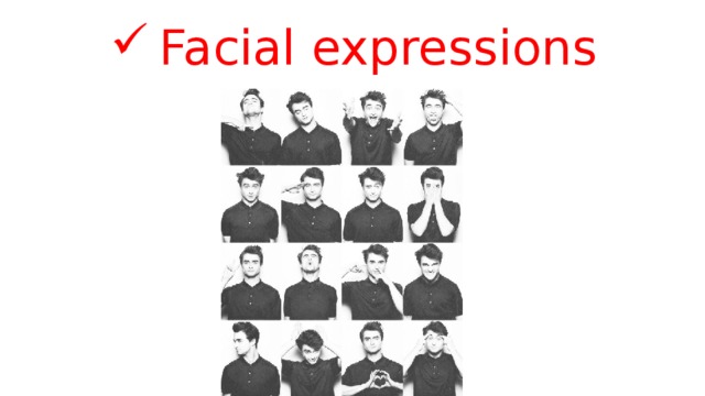 Facial expressions 