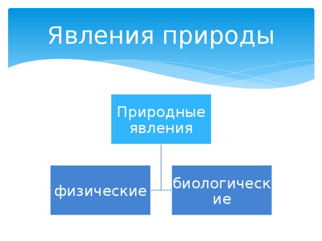 Явления природы Природные явления физические биологические 