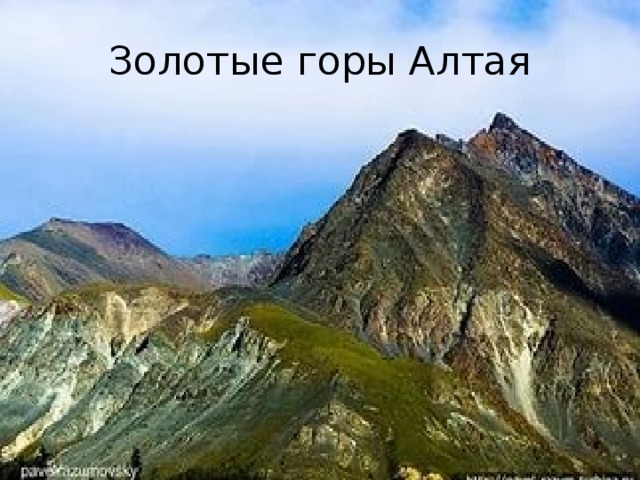 Золотые горы Алтая 
