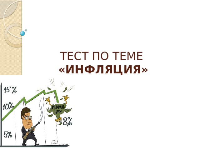  ТЕСТ ПО ТЕМЕ  «ИНФЛЯЦИЯ» 