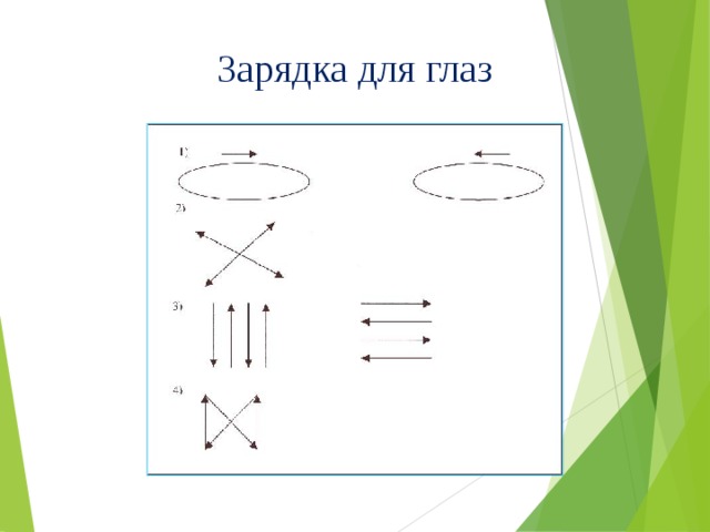 Зарядка для глаз   