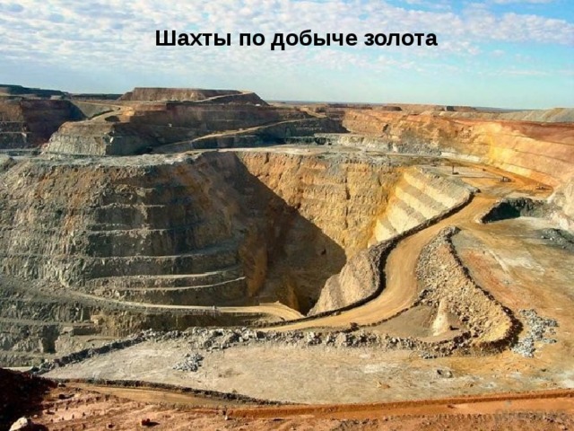 Шахты по добыче золота 