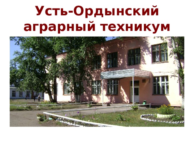 Усть-Ордынский аграрный техникум 