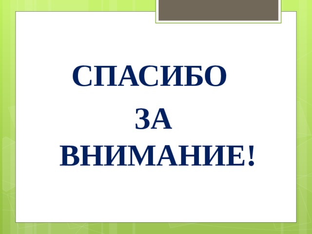 СПАСИБО ЗА ВНИМАНИЕ! 