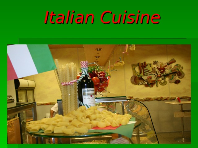 Italian Cuisine 