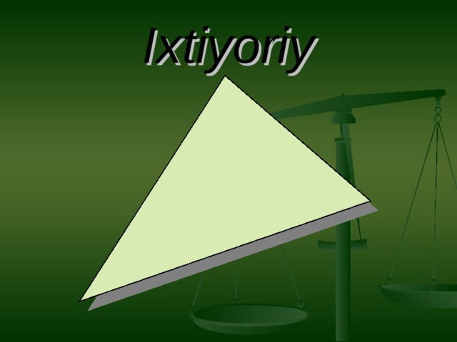 Ixtiyoriy 
