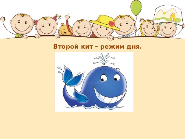      Второй кит – режим дня.    