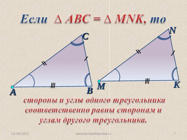 N С K M В А www.konspekturoka.ru 6 19.09.2012 