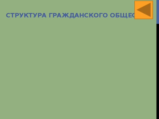 Структура гражданского общества 