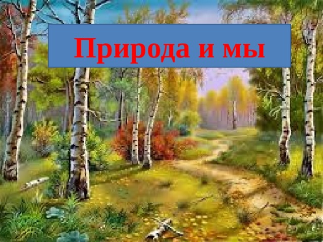 Природа и мы Природа 