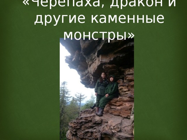 «Черепаха, дракон и другие каменные монстры» 