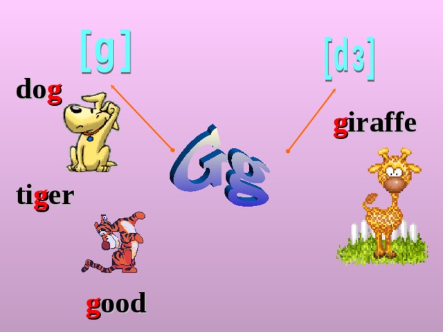 do g    ti g er  g iraffe g ood 