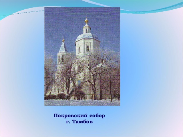  Покровский собор г. Тамбов 