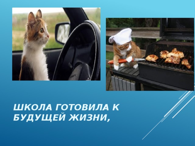 Школа готовила к будущей жизни, 