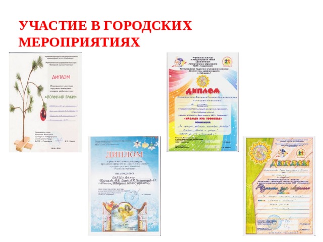 Участие в Городских мероприятиях 
