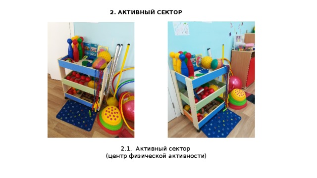 2. АКТИВНЫЙ СЕКТОР 2.1. Активный сектор  (центр физической активности)  