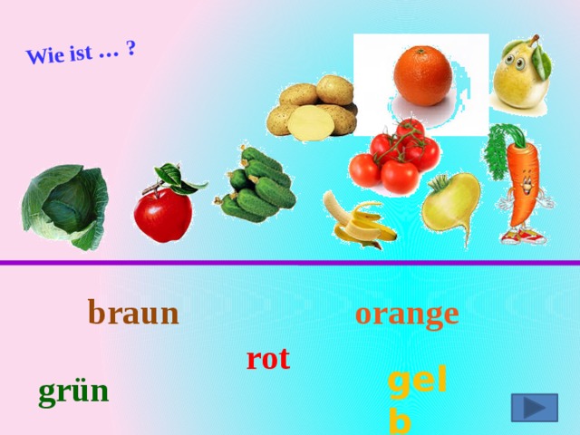 Sabine isst gern… Äpfel. Monika isst lieber… Weintrauben. Max isst am liebsten… Wassermelonen. 