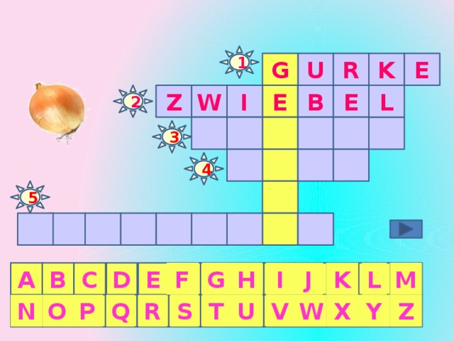 A W B P M Ordne in der alphabetischen Ordnung an! 