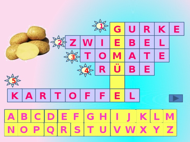 1 G U R K E 2 3 4 5 M F G H I J K L A E D C B W Q Y Z V U T S R P O N X 
