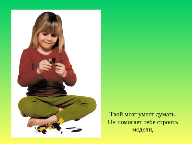 Твой мозг умеет думать. Он помогает тебе строить модели, 