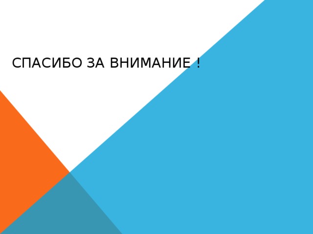 СПАСИБО ЗА ВНИМАНИЕ ! 