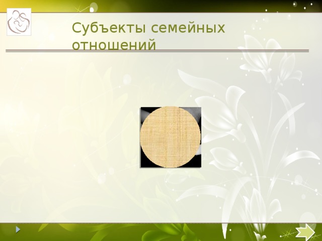 Субъекты семейных отношений 2 