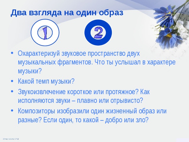 Два взгляда на один образ