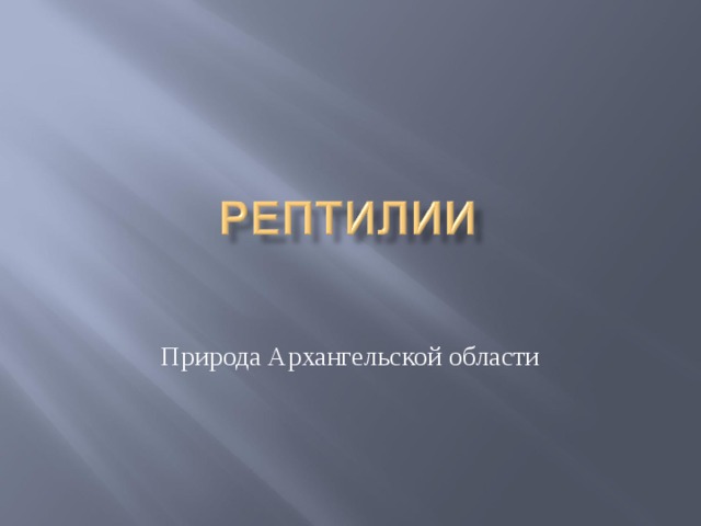 Природа Архангельской области 