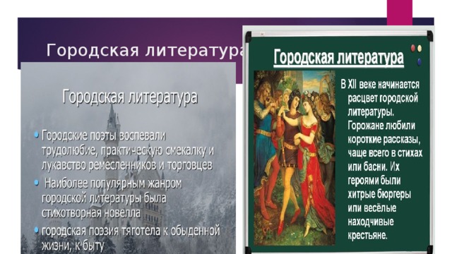 Городская литература 