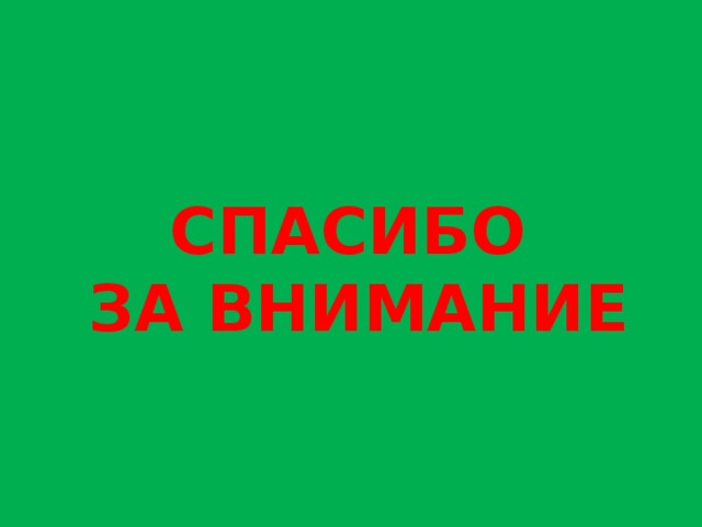 СПАСИБО ЗА ВНИМАНИЕ 