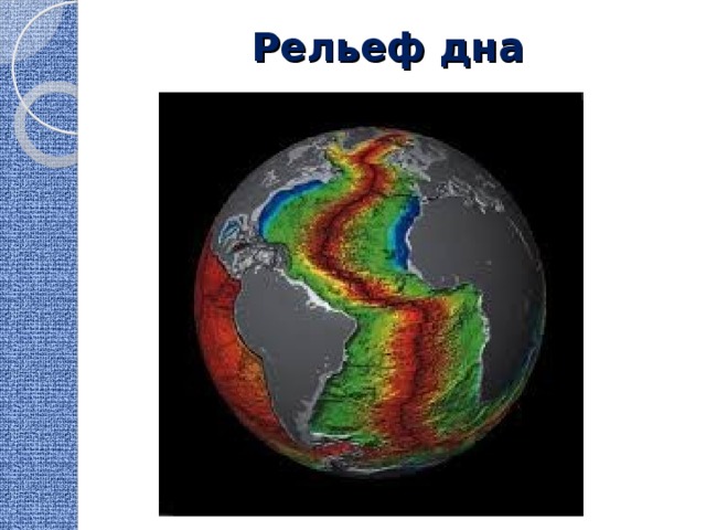Рельеф дна 