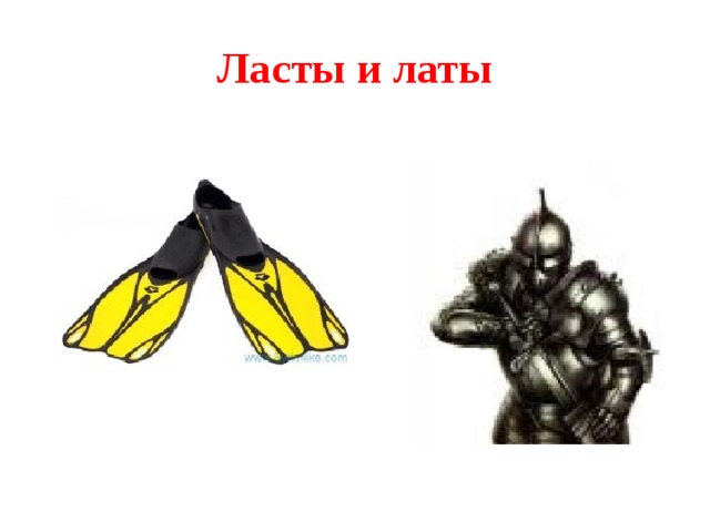 Ласты и латы 