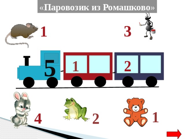 « Паровозик из Ромашково » 3 1 5 2 1 1 4 2 