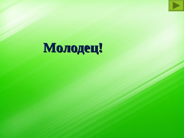 Молодец! 