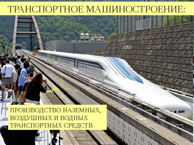 ТРАНСПОРТНОЕ МАШИНОСТРОЕНИЕ: ПРОИЗВОДСТВО НАЗЕМНЫХ, ВОЗДУШНЫХ И ВОДНЫХ ТРАНСПОРТНЫХ СРЕДСТВ 