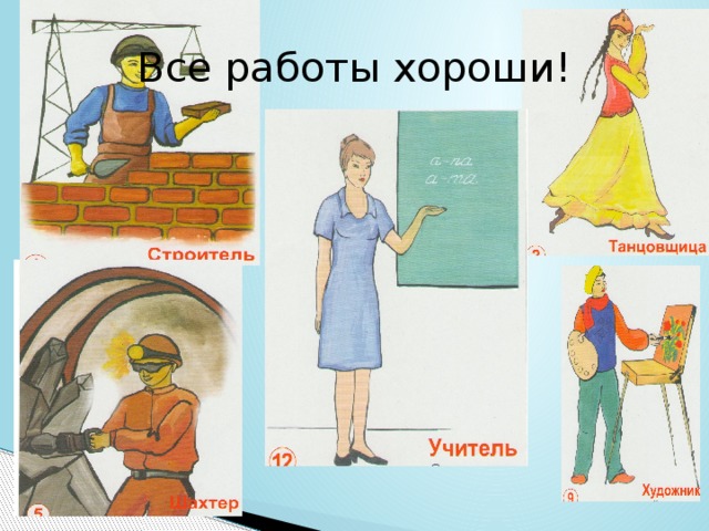 Все работы хороши! 