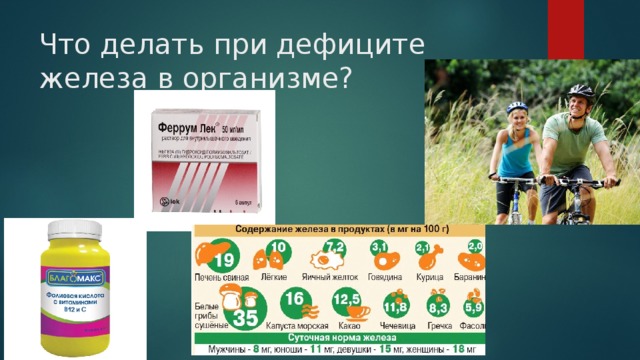 Что делать при дефиците железа в организме? 
